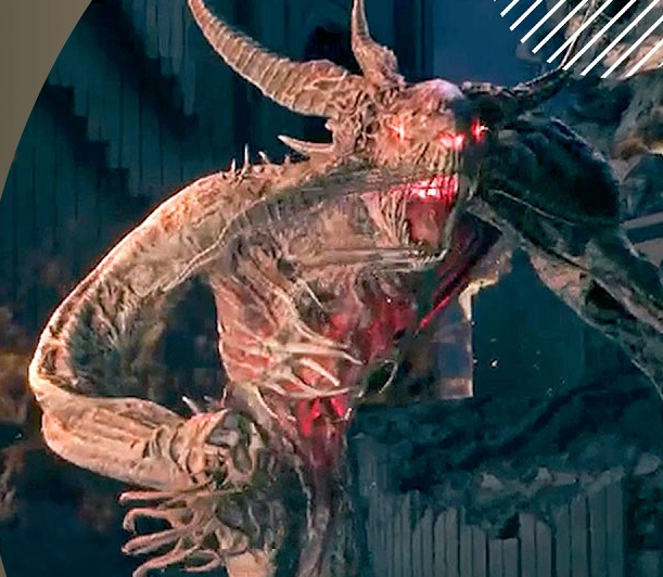 Rhabdom, the third Overlord from Shattered Descent, displays its intimidating presence